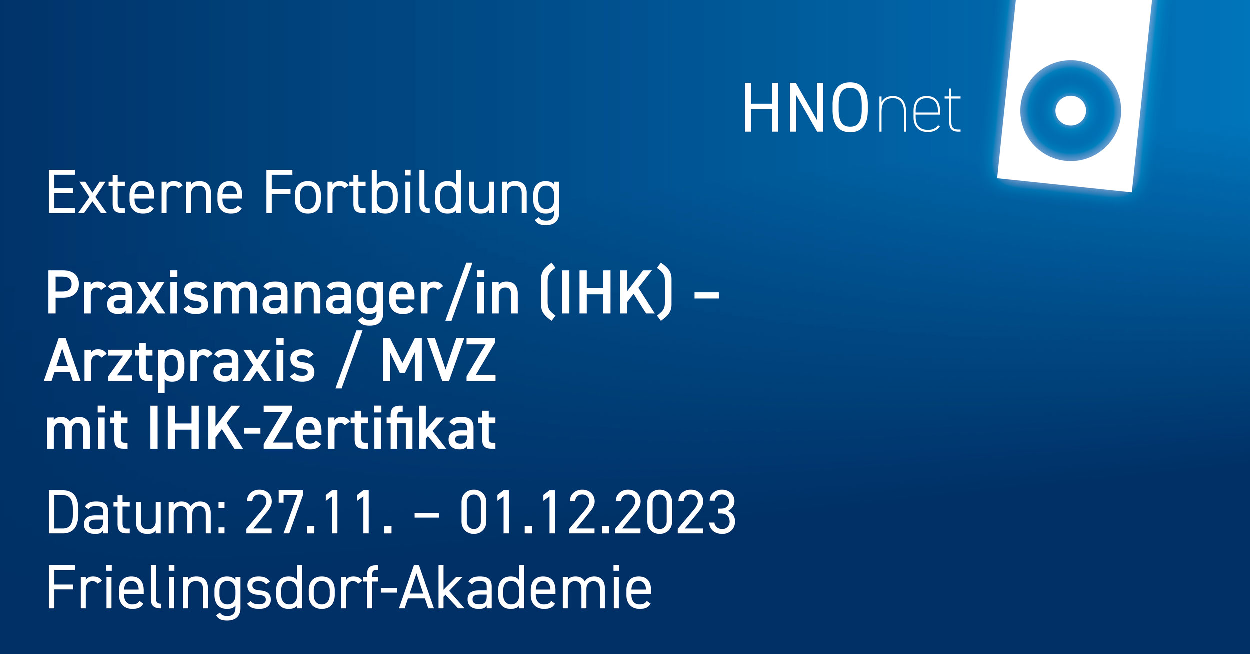 Weiterbildung Praxismanager